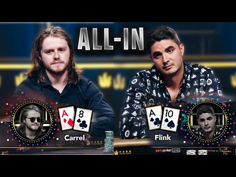 CHARLIE CARREL calls ALL-IN vs HIGH STAKES CRUSHER ROBERT FLINK | Triton London 2019 - NLH £50K