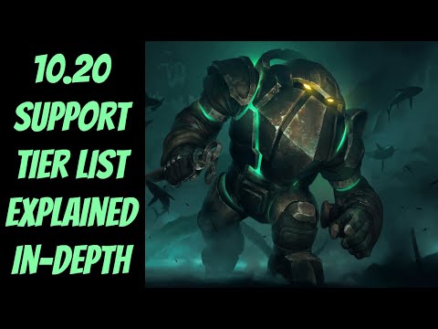 10.20 Support  Tier List In-Depth -- League of Legends