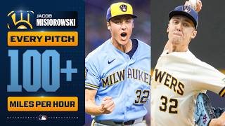 EVERY Jacob Misiorowski pitch over 100+ MPH in 2026 ... SO FAR! ???? | MLB Highlights