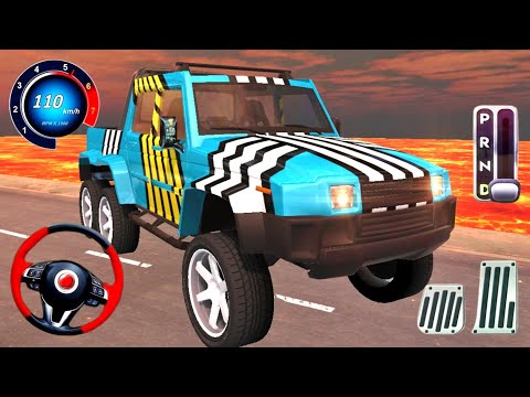 New Offroad 6x6 Monster Jeep Driving 3D! Jeep Driver Gameplay - Android Gameplay
