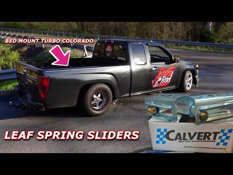 Calvert Racing Leaf Spring Slider Install/Test on Turbo V8 Chevy Colorado