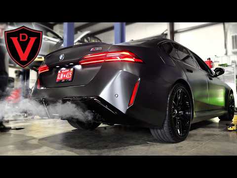NEW BMW M5 G90 Valvetronic Exhaust Install!! SOUND + NEW Twin Turbo V8 (Before and After)