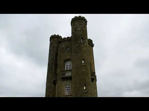 Broadway Tower and Cotswold Village of Broadway Worcestershire UK.