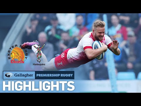 Exeter Chiefs v Harlequins - HIGHLIGHTS | Finishing Off with 7 TRIES | Gallagher Premiership 2021/22