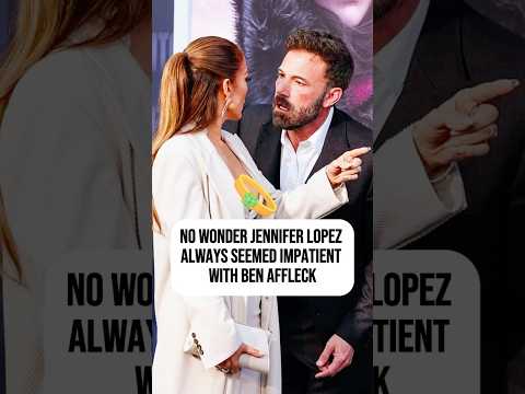 No wonder Jennifer Lopez is always impatient with Ben Affleck.#celebrities #hollywood #viral