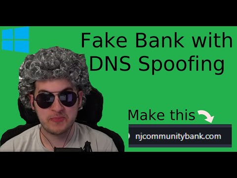 [UPDATED VERSION] How to Make A Fake Bank Like Kitboga w/DNS Spoofing!