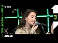 Jules speelt 'Rain' live | 3FM Live Box | NPO 3FM