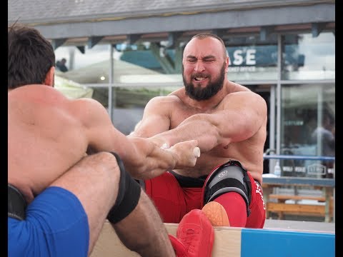 European Mas-Wrestling Absolute Championship-2019. Sylka UKR VS Popovs LVA