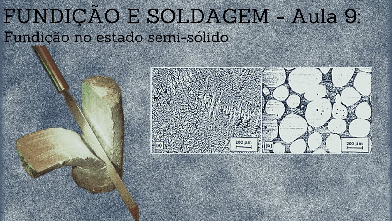 FUNDIÇÃO E SOLDAGEM - Aula 9: Fundição no estado semi-sólido