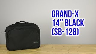 Grand-X SB-128 14'' Black Ripstop Nylon - відео 1