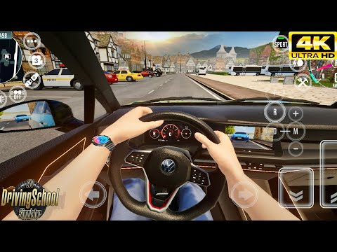 Volkswagen Golf R - Relaxing POV - Driving School simulator Evo Gameplay