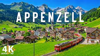 Appenzell Switzerland 4K 🇨🇭 Alpine Villages, Rolling Hills & Peaceful Swiss Landscapes
