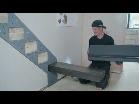 Floating Staircase Installation: Step by Step Guide | Ovoms #staircase
