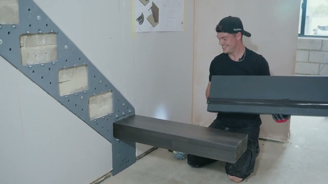 Floating Staircase Installation: Step by Step Guide | Ovoms #staircase