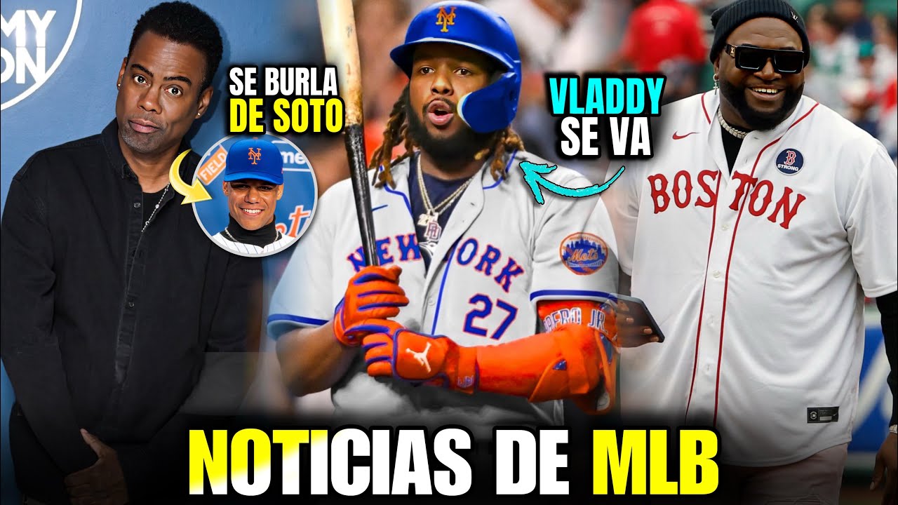 FAMOSO ACTOR SE BURLA DE JUAN SOTO! DAVID ORTIZ DE LOS YANKEES! VLADIMIR GUERRERO JR FUERA? MLB