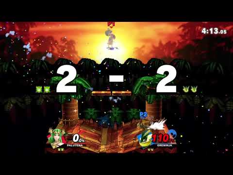 Smash Ultimate - Palutena vs Greninja