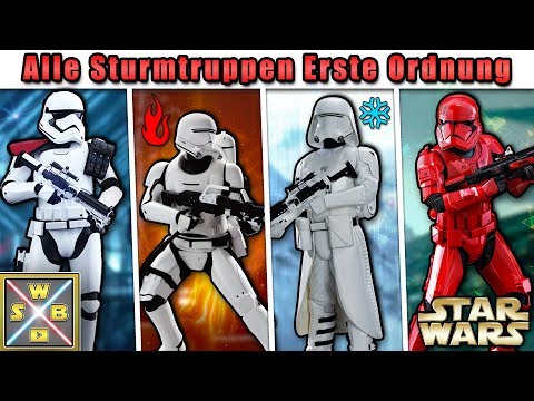 STAR WARS: Alle STURMTRUPPEN der ERSTEN ORDNUNG