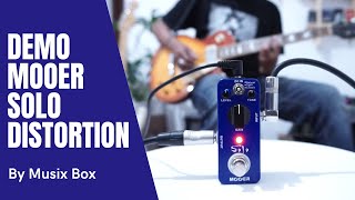 Video thumbnail for REVIEW MOOER SOLO DISTORTION PEDAL - MUSIX BOX DEMO by Musix Box