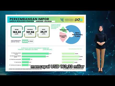 Perkembangan Realisasi Impor Indonesia Juli 2026