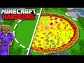 I Built The WORLDS BIGGEST PIZZA In Minecraft Hardcore 60