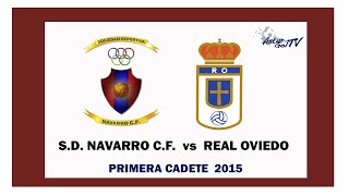 preview picture of video 'Asturgoltv / Navarro - Real Oviedo / 1ª Cadete 10/1/2015'