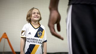 LA GALAXY's Gyasi Zardes  " I CAN DO THAT " commercial with Brighton Lee Sagal - TOCA