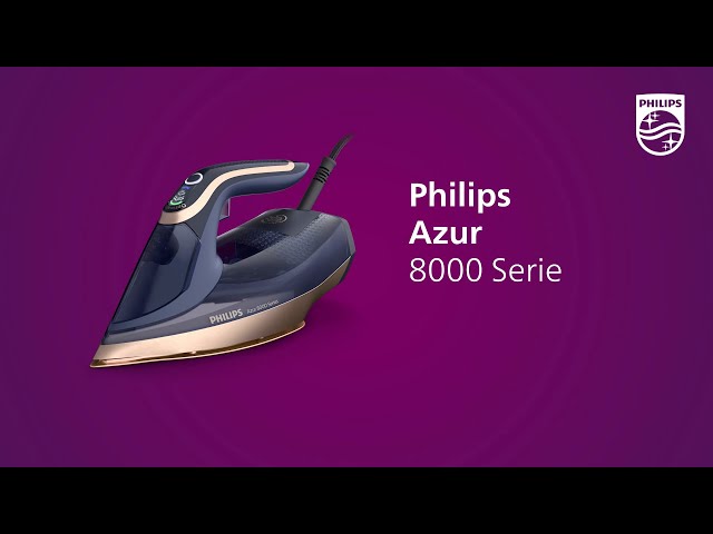 Video teaser for Philips Azur 8000 Series – Perfekte Bügelergebnisse in nur einem Zug