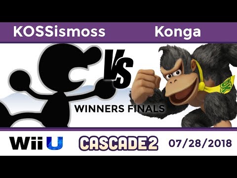 Cascade 2 Singles: Winners Finals - KOSSismoss (Mr. Game & Watch) vs Konga (Donkey Kong)