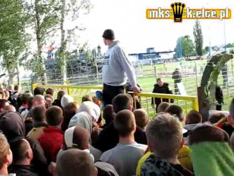 Dolcan Ząbki - KORONA KIELCE - przed sektorem (05.06.09 r.)