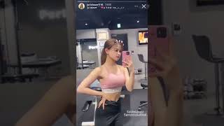 モデル 西川樹里(@jurichaan1116) ジム着 #shorts