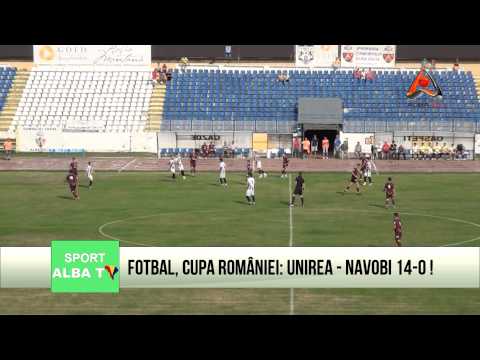 FOTBAL, CUPA ROMÂNIEI: UNIREA - NAVOBI 14 - 0 !