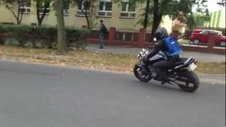 preview picture of video 'Honda Hornet 600 wheelie ZST Turek'