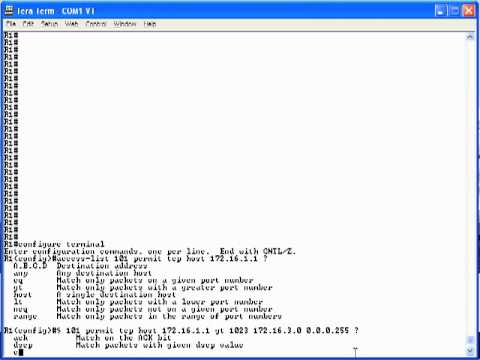CCNA Lab 10 Access Lists.qt
