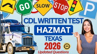 Texas CDL HazMat Practice Test 2026 | TX CDL Hazmat Endorsement Test Study Guide