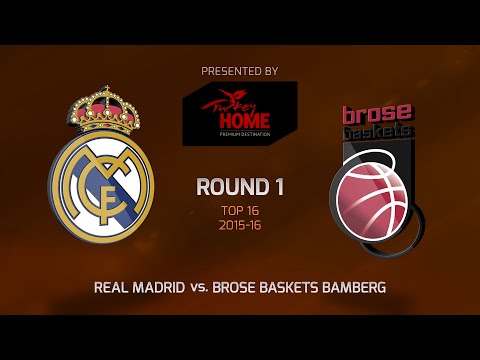 Highlights: Top 16, Round 1, Real Madrid 82-79 Brose Baskets Bamberg