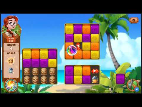 Lost Island Blast Adventure Level 963 - NO BOOSTERS 🏝️ | SKILLGAMING ✔️