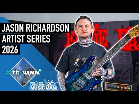 NEW Jason Richardson Music Man Signature Guitars | #thoNAMM26