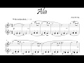 Joep Beving - Ala - Piano sheet music