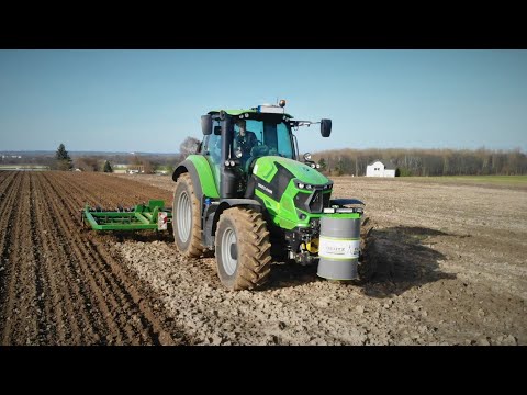 Deutz-Fahr 6215 TTV/ 6m Federzinkenegge/Bodenbearbeitung - 2021