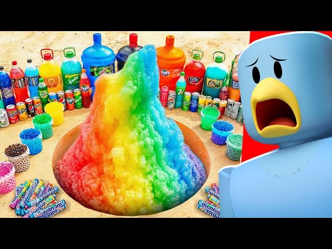 9,784,235 Sodas vs GIGANTIC Mentos Explosion