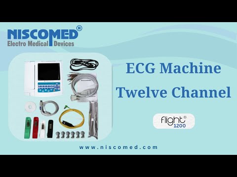Twelve Channel ECG Machine 1200