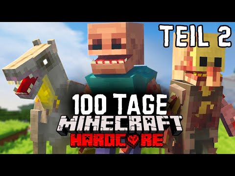 Ich überlebe 100 Tage in einer Parasiten Apokalypse in Minecraft - Teil 2