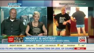 Dad Daisy Dukes Viral Photo Dad Wears Short Shorts Teach Daughter Lesson Rocks Hot Pants