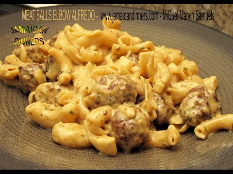 MEATBALLS ELBOW ALFREDO: Evaporated Milk Substitute none butter
