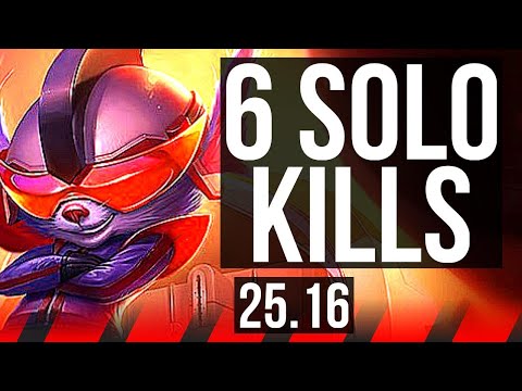 RUMBLE vs DR. MUNDO (TOP) | 6 solo kills, Legendary, 43k DMG | KR Master | 25.16