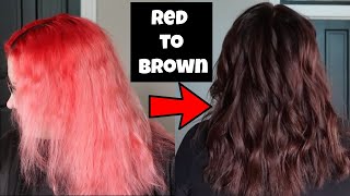 Red To Brown Hair