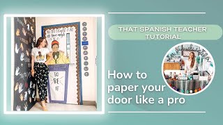 Door papering tutorial