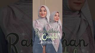 Tutorial Hijab Segi Empat Motif Anti Kelihatan Tua di Wajah, Syari dan Super Simpel