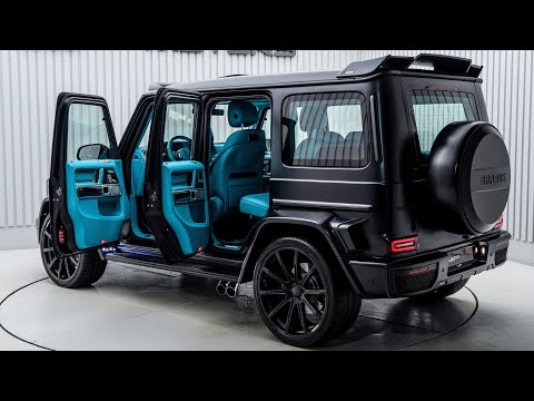 2023 Matte Black Mercedes AMG G63 Brabus G800 - Wild Luxury SUV in Detail