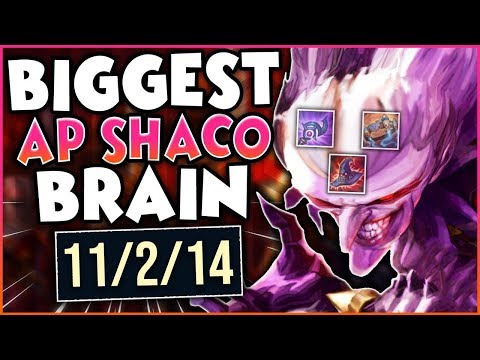 The BIGGEST AP Shaco Brain!
